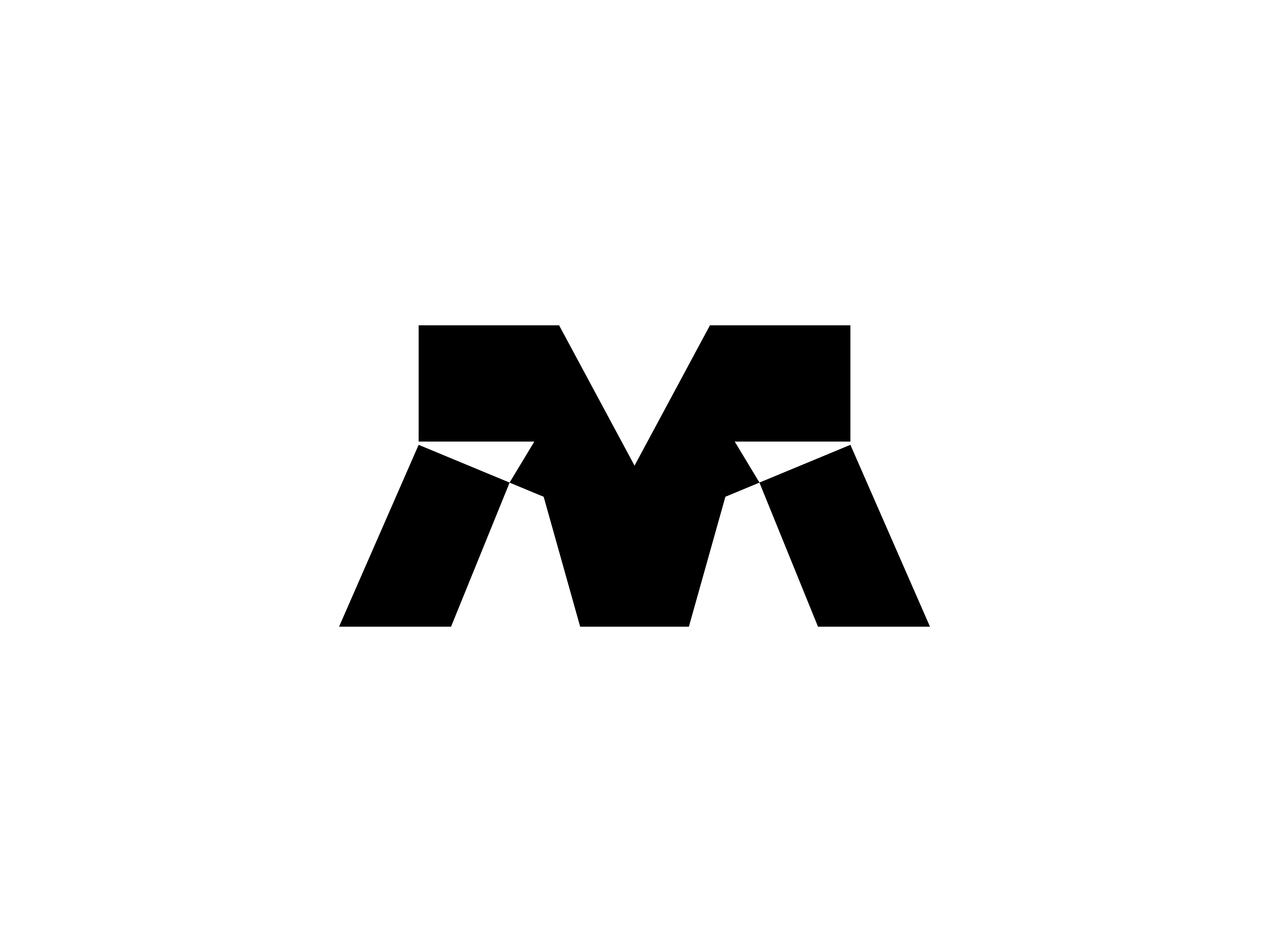 Letter M Monogram abstract logo bold logo brand identity geometric logo letter m logo logo mark m initial m logo m monogram minimalist logo modern branding modern logo modern monogram monogram monogram logo negative space premium logo saas logo startup logo tech logo