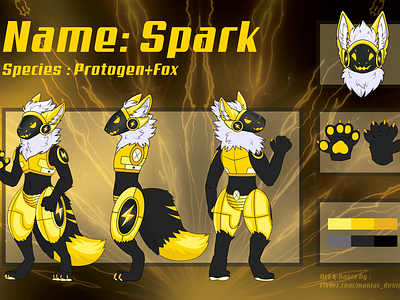 Commissions open, complete reference sheet of your fursona characterdesign comissionsopne commissionopen digitalart drawing fandom fox foxfursona furry furryart furrydrawing furrysketch fursona graphic design illustration maniac designz protogen vector