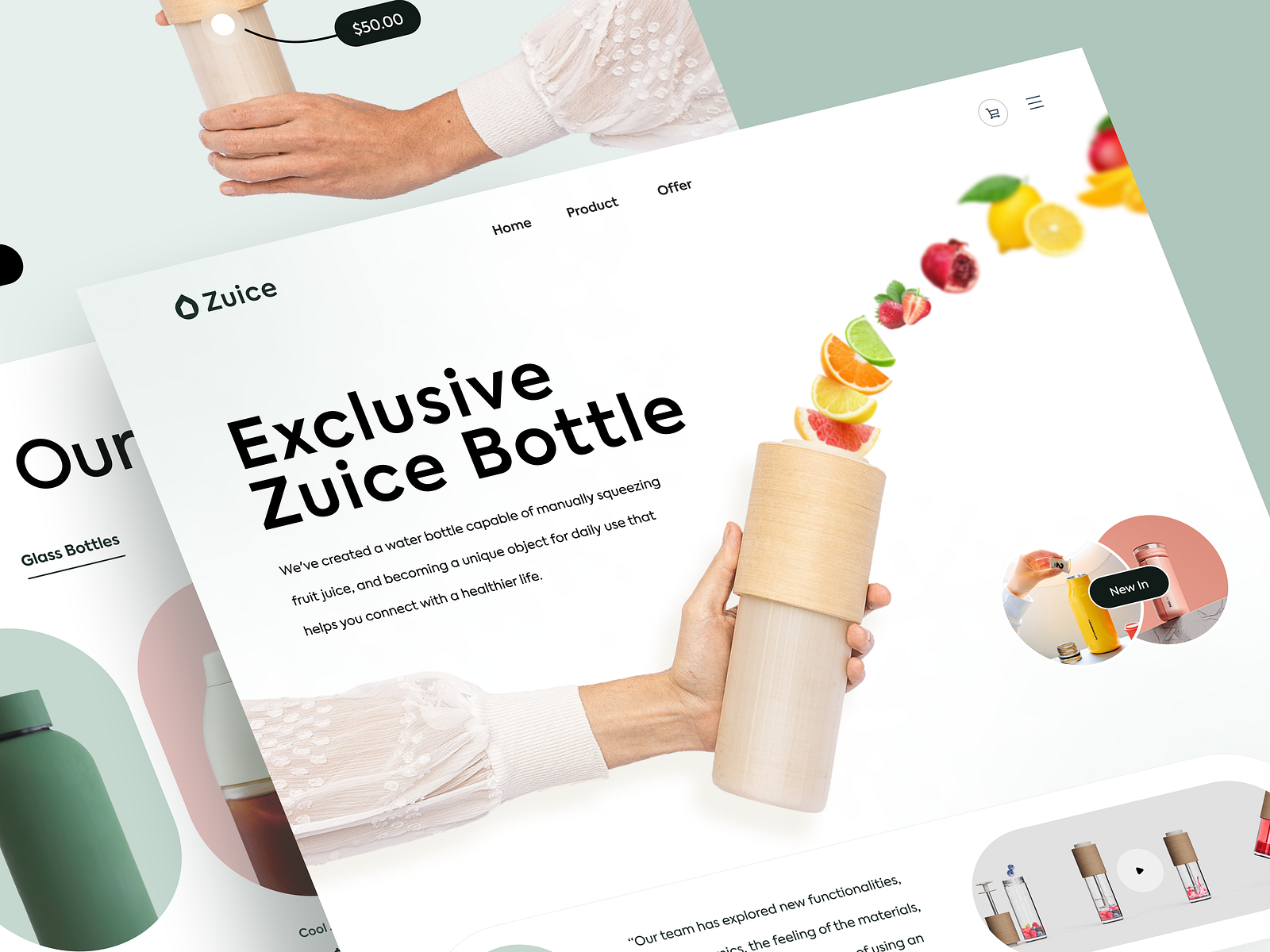 Zuice Brand Web Site Design by Orix Creative on Dribbble