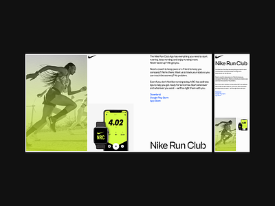 Stunning App Design Inspiration: Nike+ Run Club