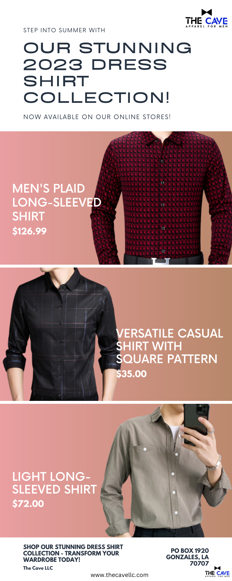 Unleash Your Fashion Sense with Our 2023 Dress Shirt Collection by The