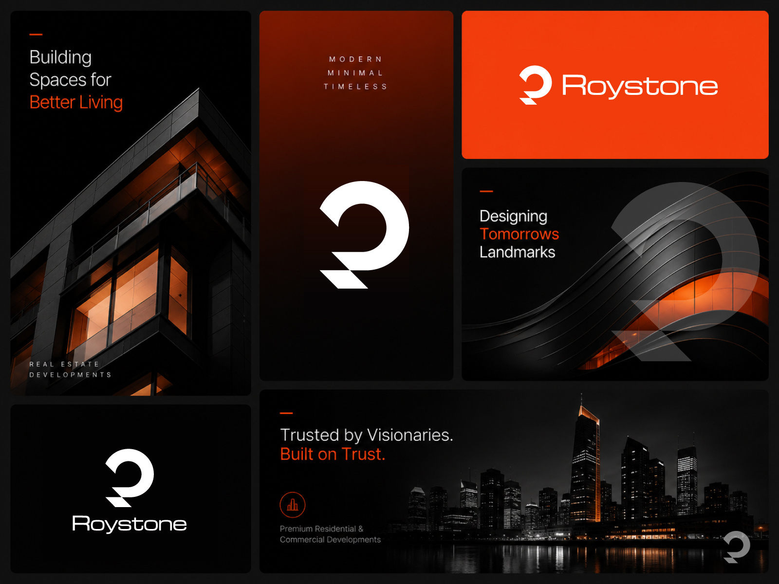 Roystone - Logo and Branding best logo designer brand identity branding letter r logo design logo logo design logo designer r logo r real estate logo real estate logo