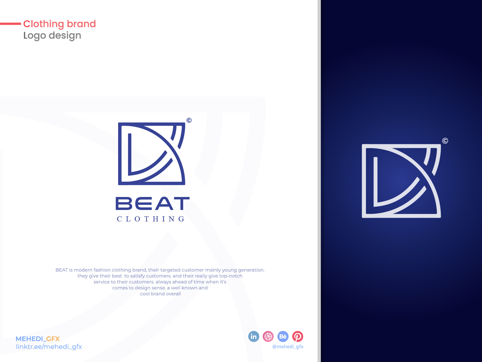 Clothing brand logo design by Mehedi GFX on Dribbble