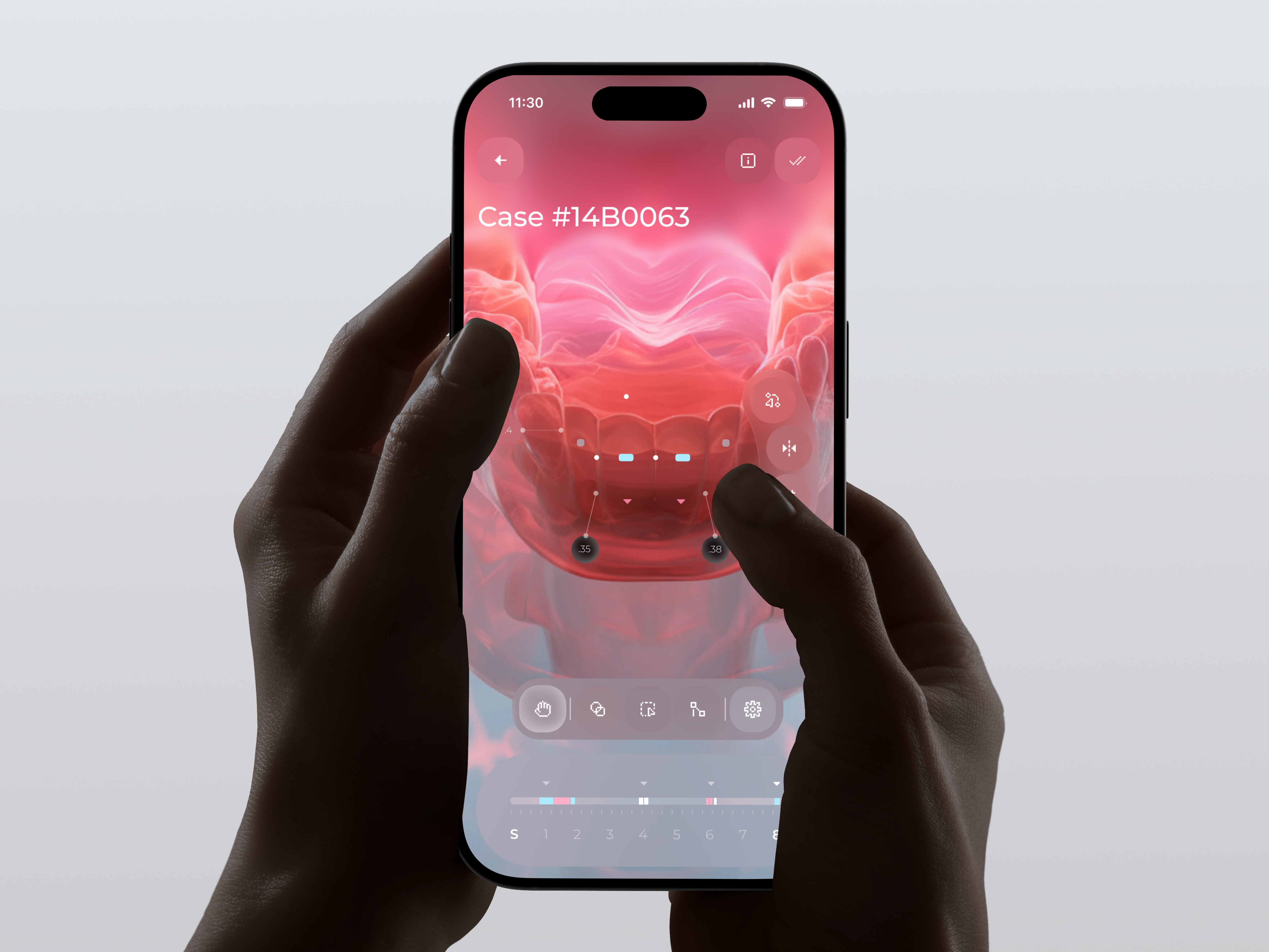 Dentale EHR - Healthcare Mobile App app app design b2b business clinic management crm dashboard design ehr healthcare healthtech mobile app product design saas software treatment planning ui ui design ux ux design