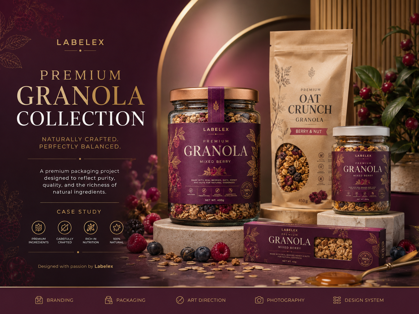 Premium Jar Label Design | Label Packaging Design clean design designer fmcg packaging design food brand identity food packaging design glass jar packaging graphic design jar branding jar label design label design luxury label design natural food branding new design organic food packaging packaging design packaging designer portfolio packaging mockup premium food branding product identity design retail packaging design