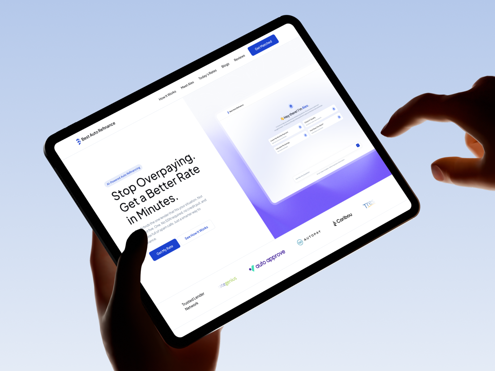 Best Auto Refinance | AI-Powered Lending Platform ai autorefinance clean design figma landing page landingpage minimal mobiledesign productdesign responsivedesign saas ui uidesign ux uxdesign webdesign