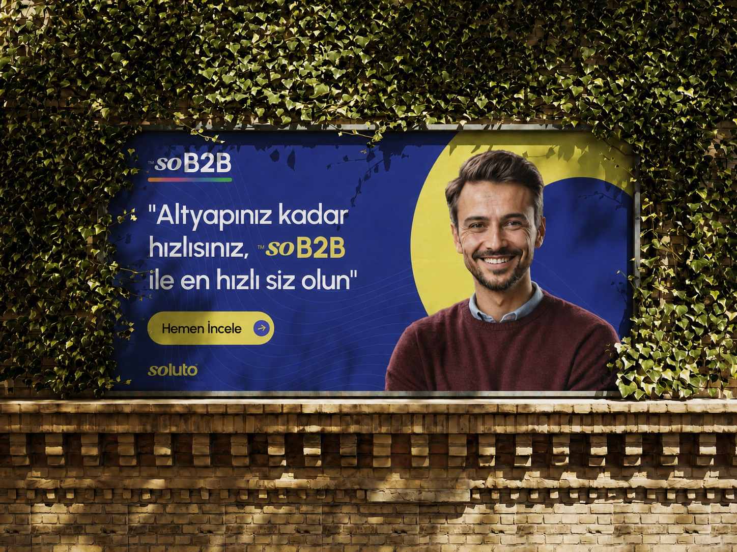 Soluto B2B Bilboard Design b2bmarketing bilboardesign billboarddesign brandidentity campaigndesign corporatebranding creativeagency designsystem digitalproduct erpsoftware graphicdesign keyvisual mockupdesign odoo outdooradvertising saasdesign subasistudio visualidentity