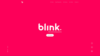 Blink. | UI Design branding graphic design illustration ui