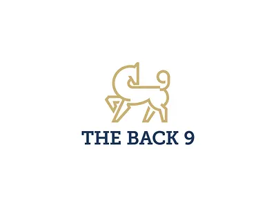 The Back 9 1 2 3 4 5 6 7 8 9 0 animal branding design elegant equestrian geometry horse icon jumping line art logo luxury majestic mark minimalist nature number riding simple