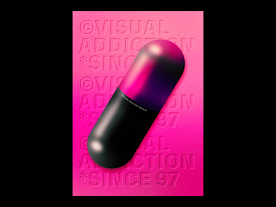 Visual Addiction - Each-D Poster Series artwork design eachday everyday graphic design illustration photoshop pill poster print