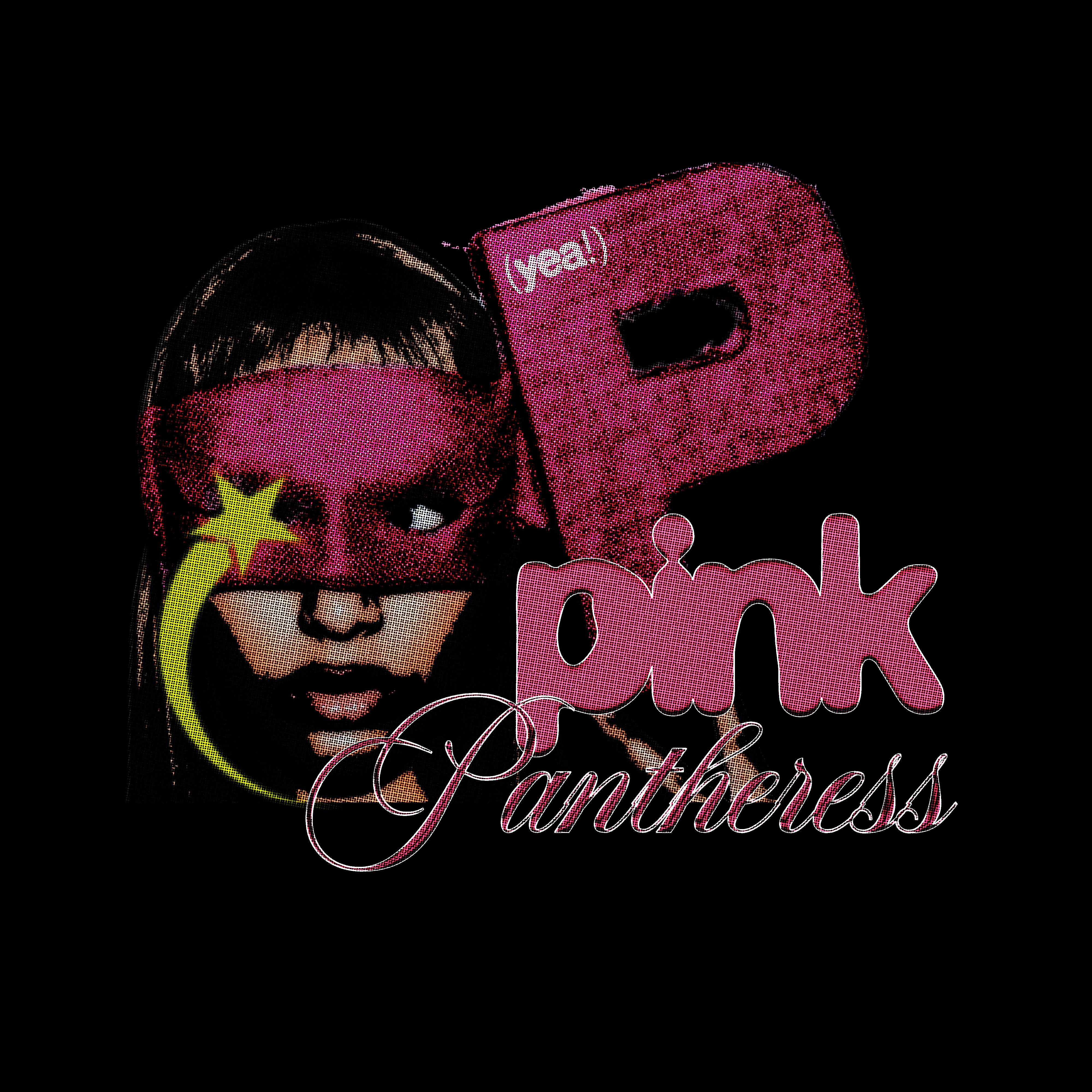 pink pantheress merch aesthetic branding graphic design merch design poster typography