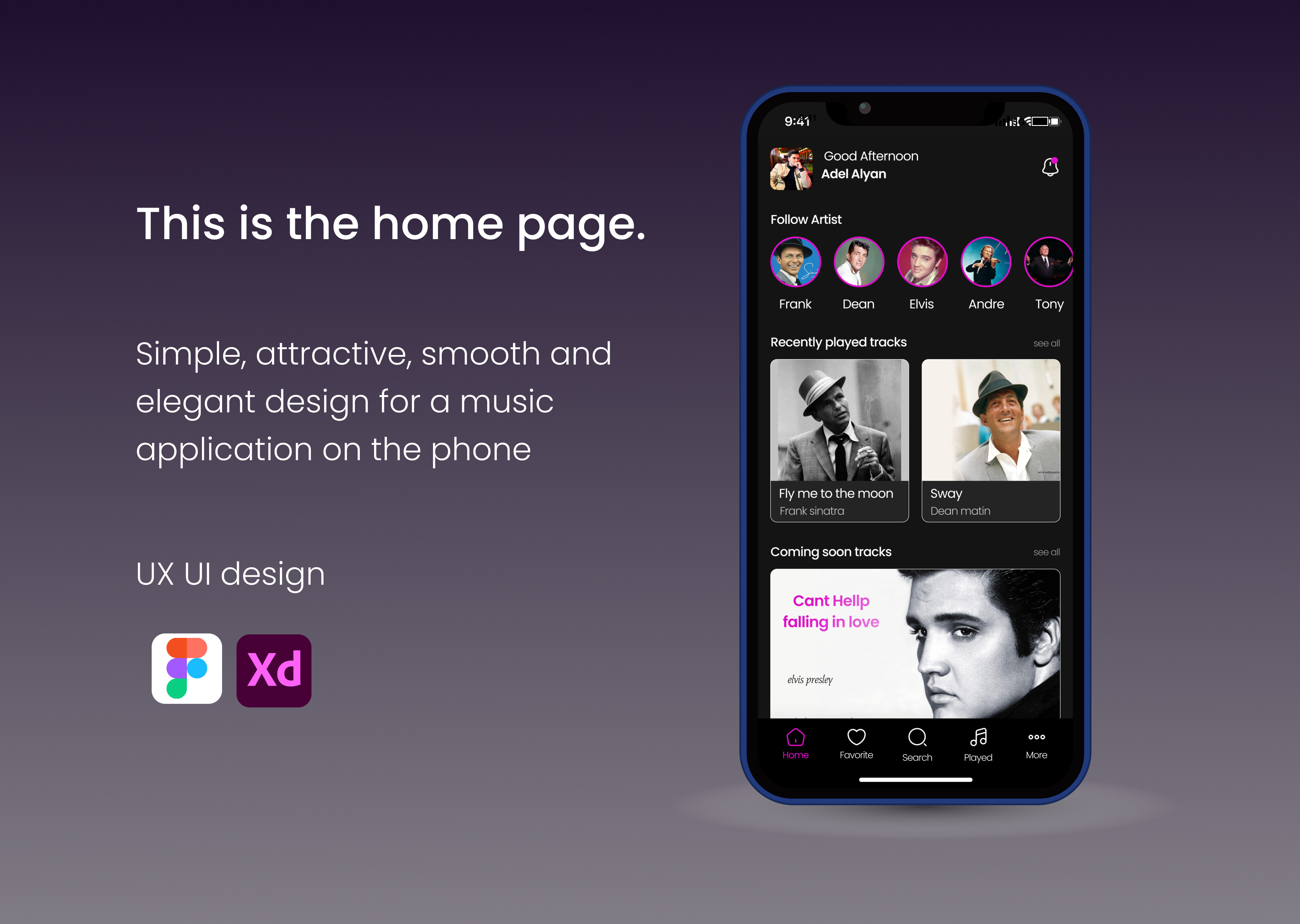 Music App || UX UI Design by ADEL ALYAN on Dribbble