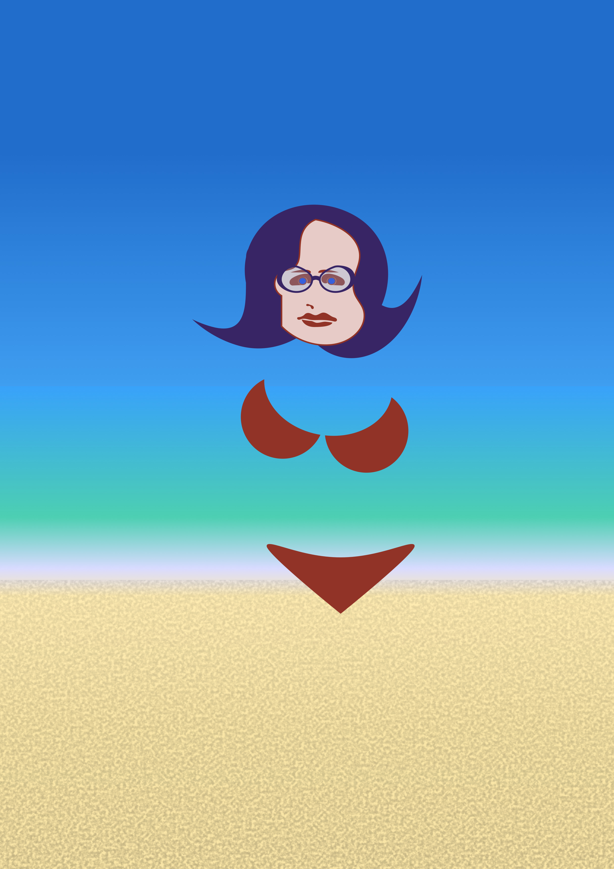 beach :: banger 072826 banger illustration neach shunte88 spiro vector