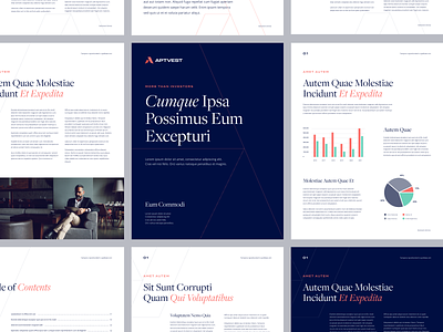 AptVest investment template apartment aptvest chart commercial community design doc finance industry investment money presentation process real estate report template typography unfold value