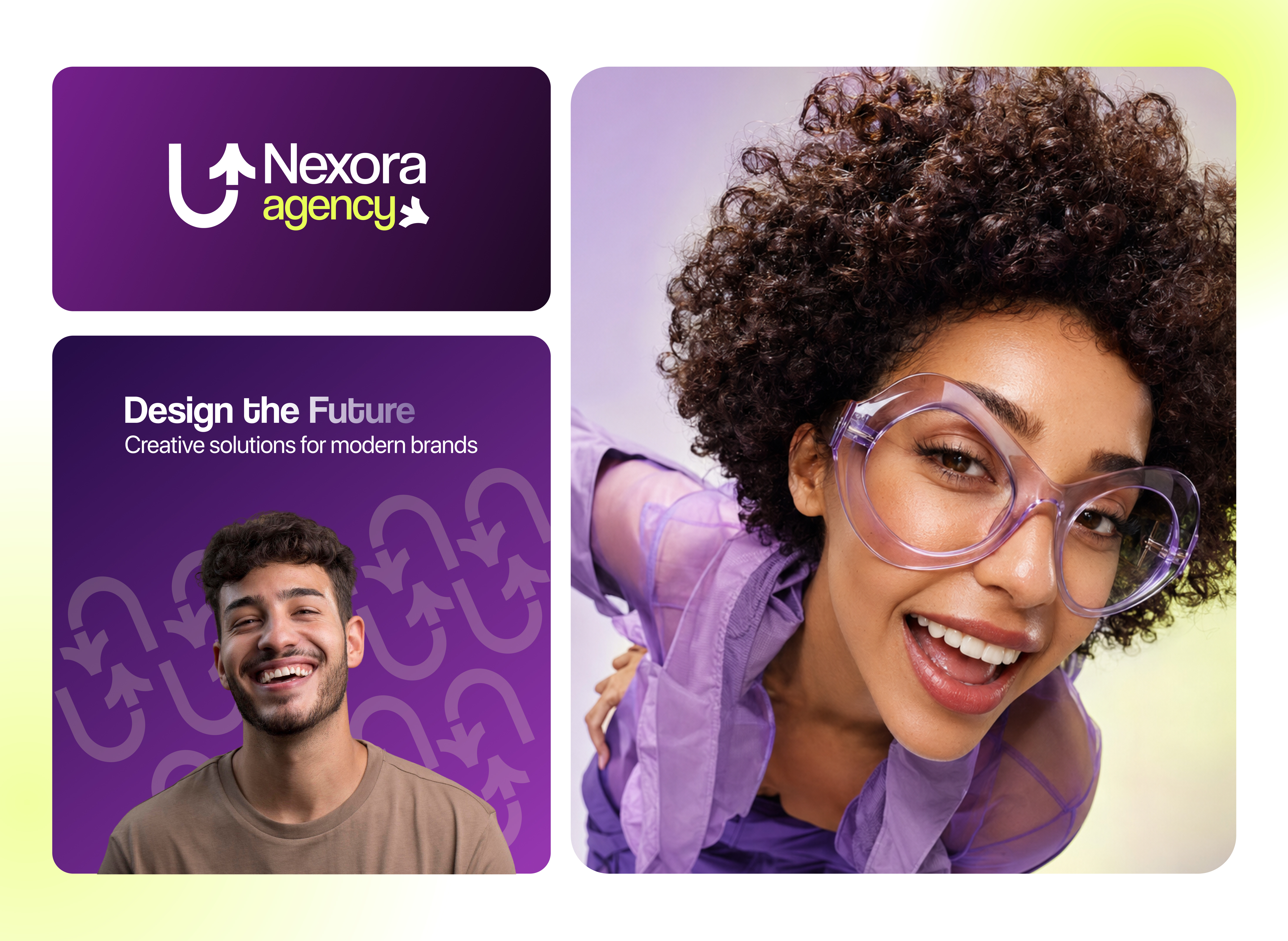 Nexora Agency Branding Logo Design brand identity brand strategy branding showcase corporate identity creative agency graphic design logo design monogram design subasi studio visual identity