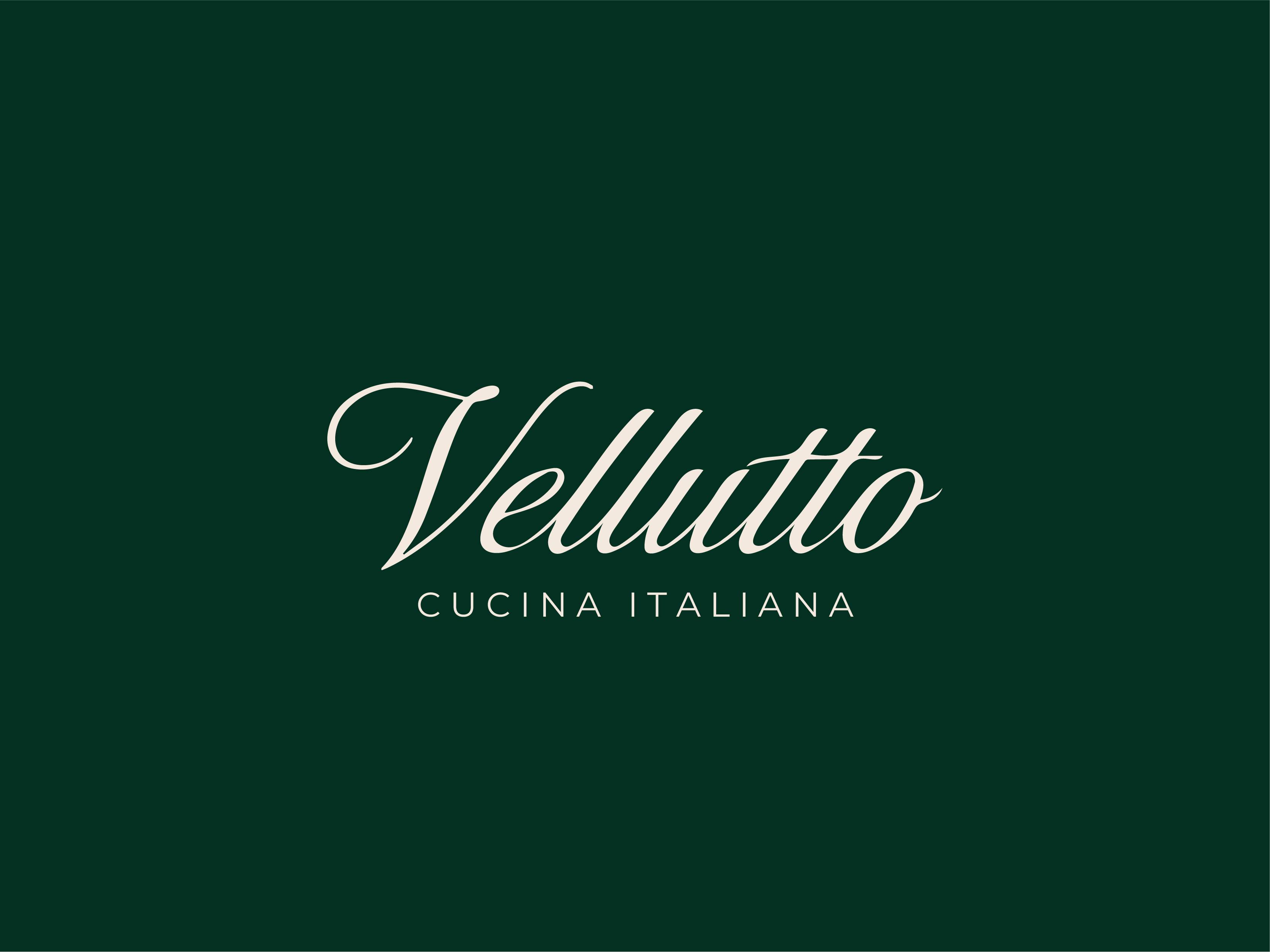 Velluto - Logo and Visual Design System brand case study brand guideline brand identity brand identity system branding cafe branding italian cuisine branding label designing logo luxury cafe branding menu branding product packaging restaurant logo restaurant signage sauce packaging takeaway packaging visual identity