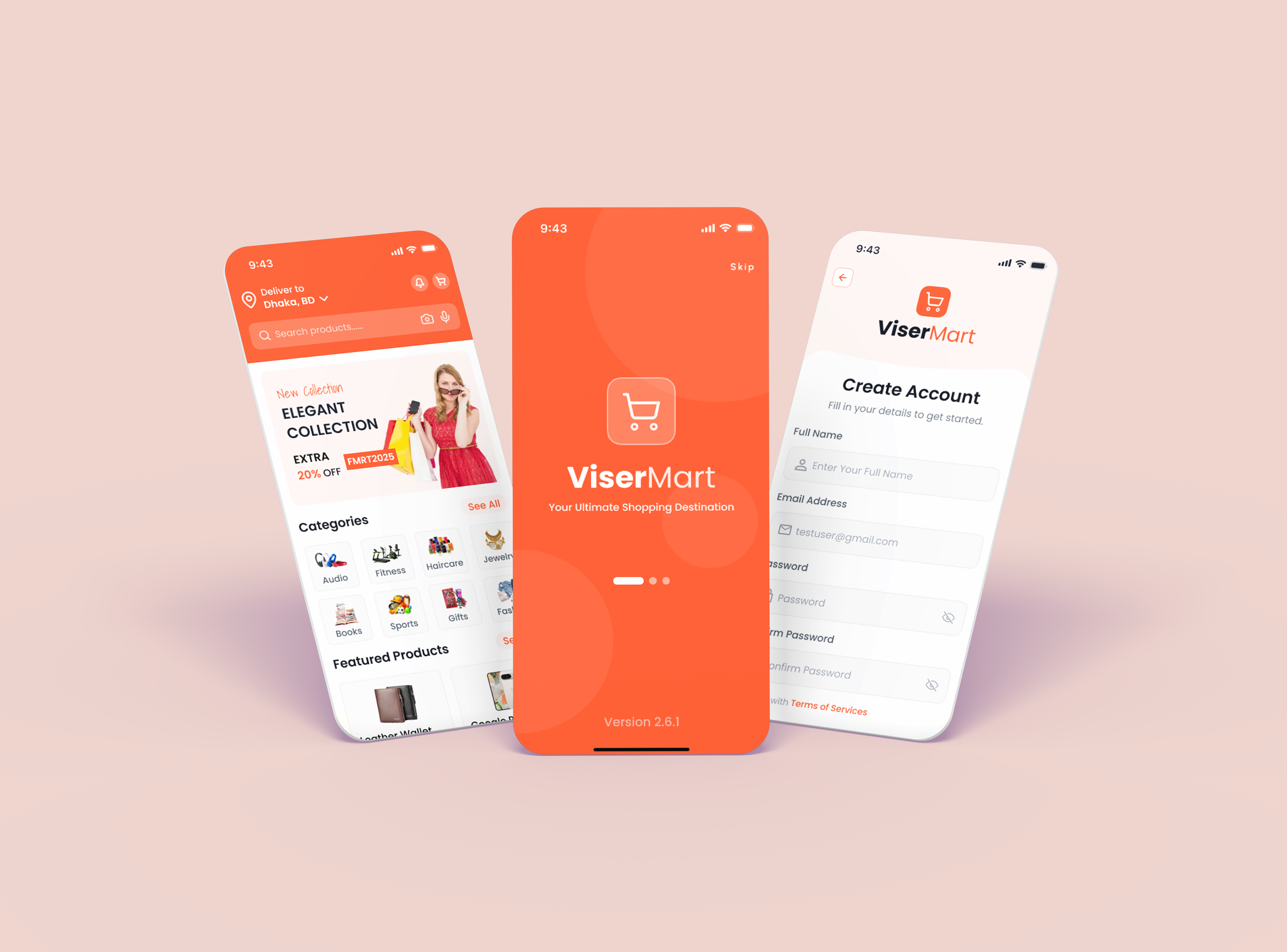 ViserMart - Ecommerce Shopping Platform Mobile App app design app ui cart checkout ecommerce ecommerce app ecommerce ui figma marketplace mobile app mobile design mobile ui modern ui online shopping product page retail app shopping app ui design user interface ux design