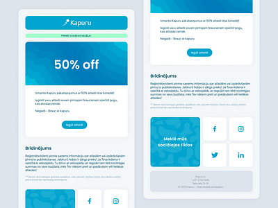 Kapuru Email Design email figma graphic design newsletter ui ux