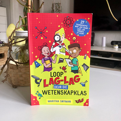 Loop lag-lag deur die wetenskapklas | Children's Book childrens book illustration illustrator kidslitart published science book