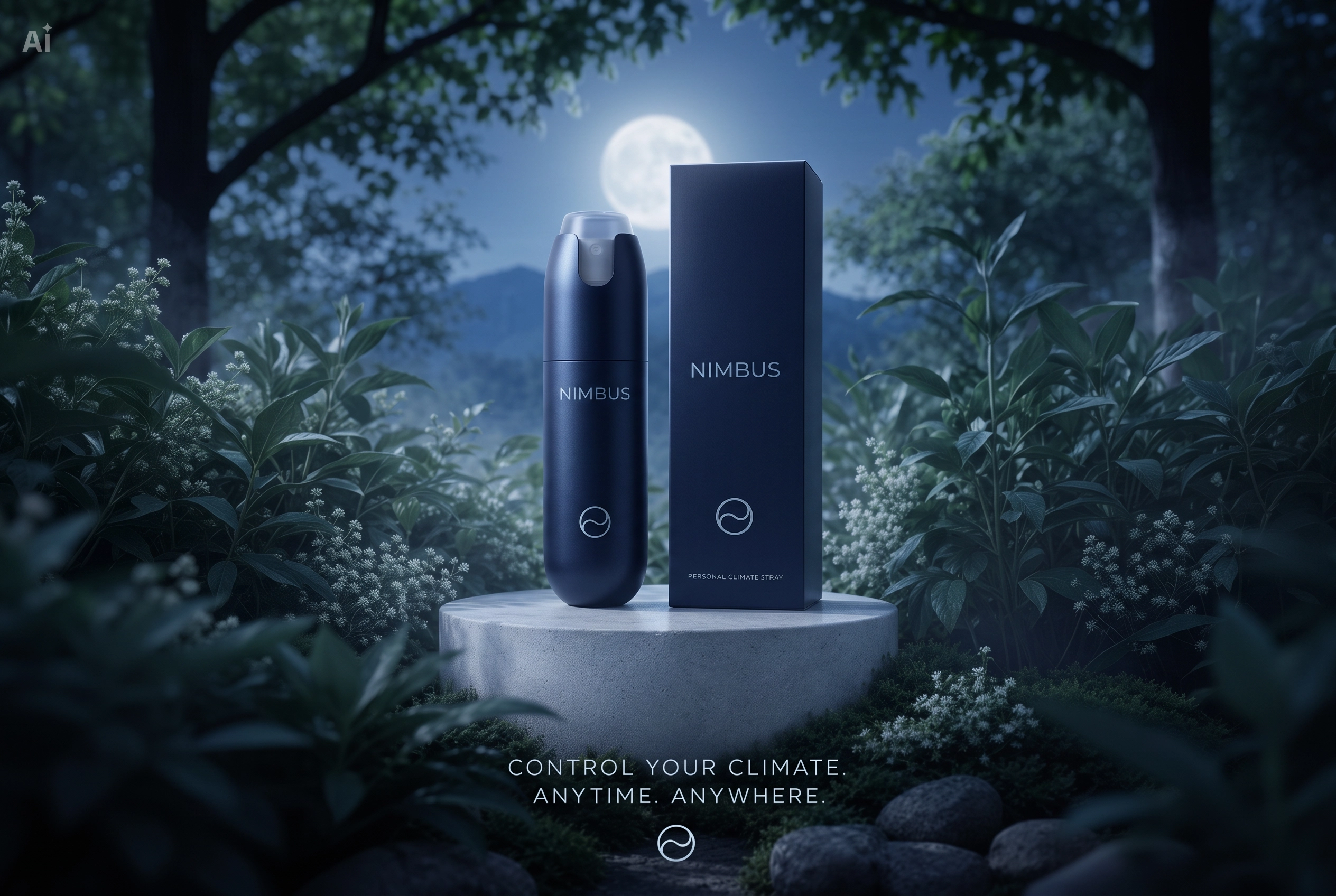 NIMBUS — Personal Climate, Reimagined art direction brand identity branding campaign design capcut climate tech futuristic industrial design logo design minimal packaging design product branding product design visual identity wellness