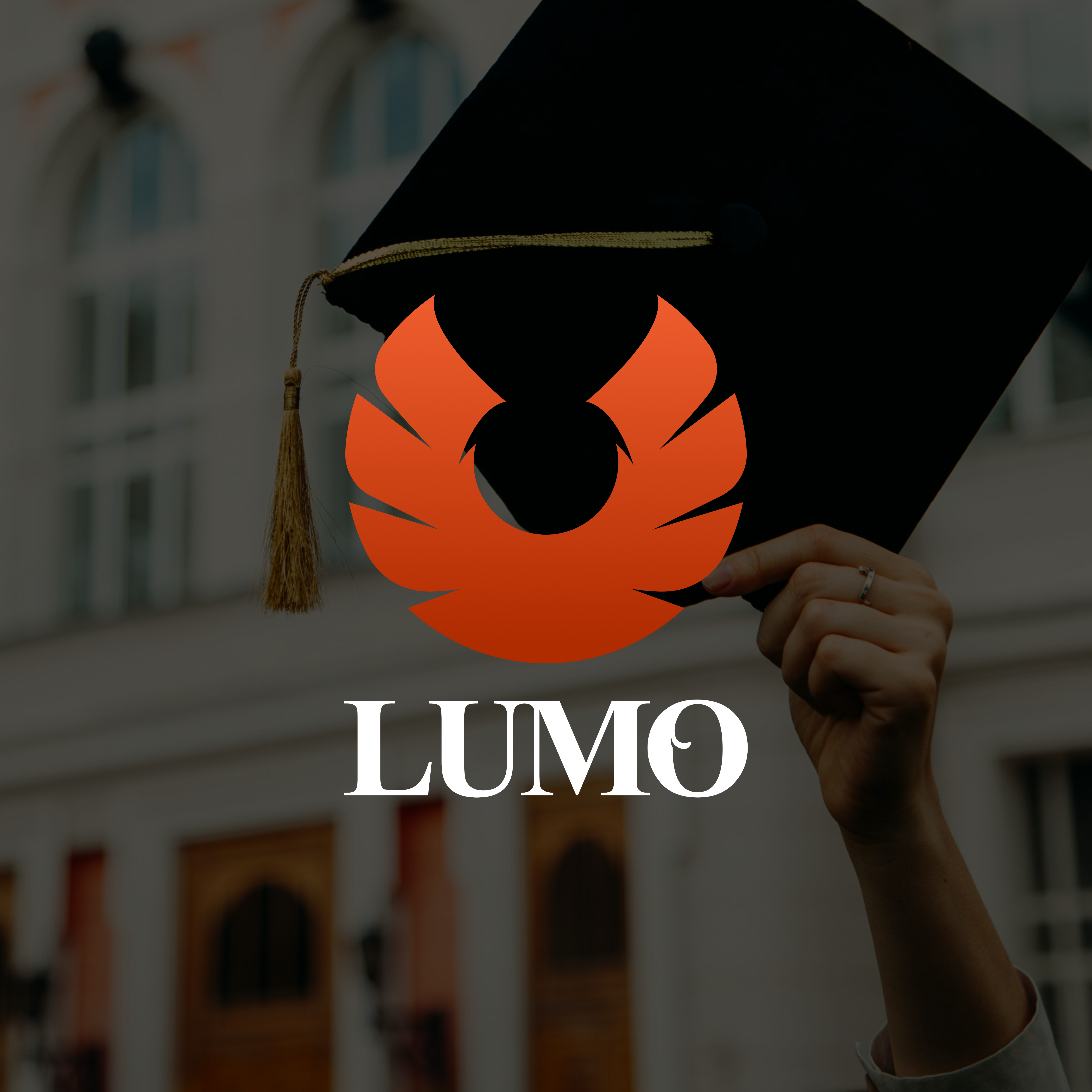 LUMO UNIVERSITY LOGO bachelorlogo branding college collegelogo educationlogo edulogo logo typography university universitylogo
