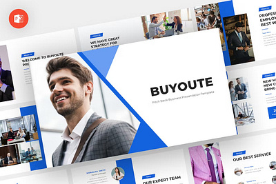 Buyoute - Pitch Deck Powerpoint Template annual business clean corporate download google slides keynote pitch pitch deck powerpoint powerpoint template pptx presentation presentation template project report slidemaster slides template web