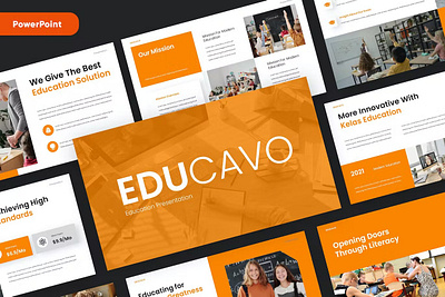 EDUCAVO - Education Powerpoint Template annual business clean corporate download google slides keynote pitch pitch deck powerpoint powerpoint template pptx presentation presentation template project report slidemaster slides template web