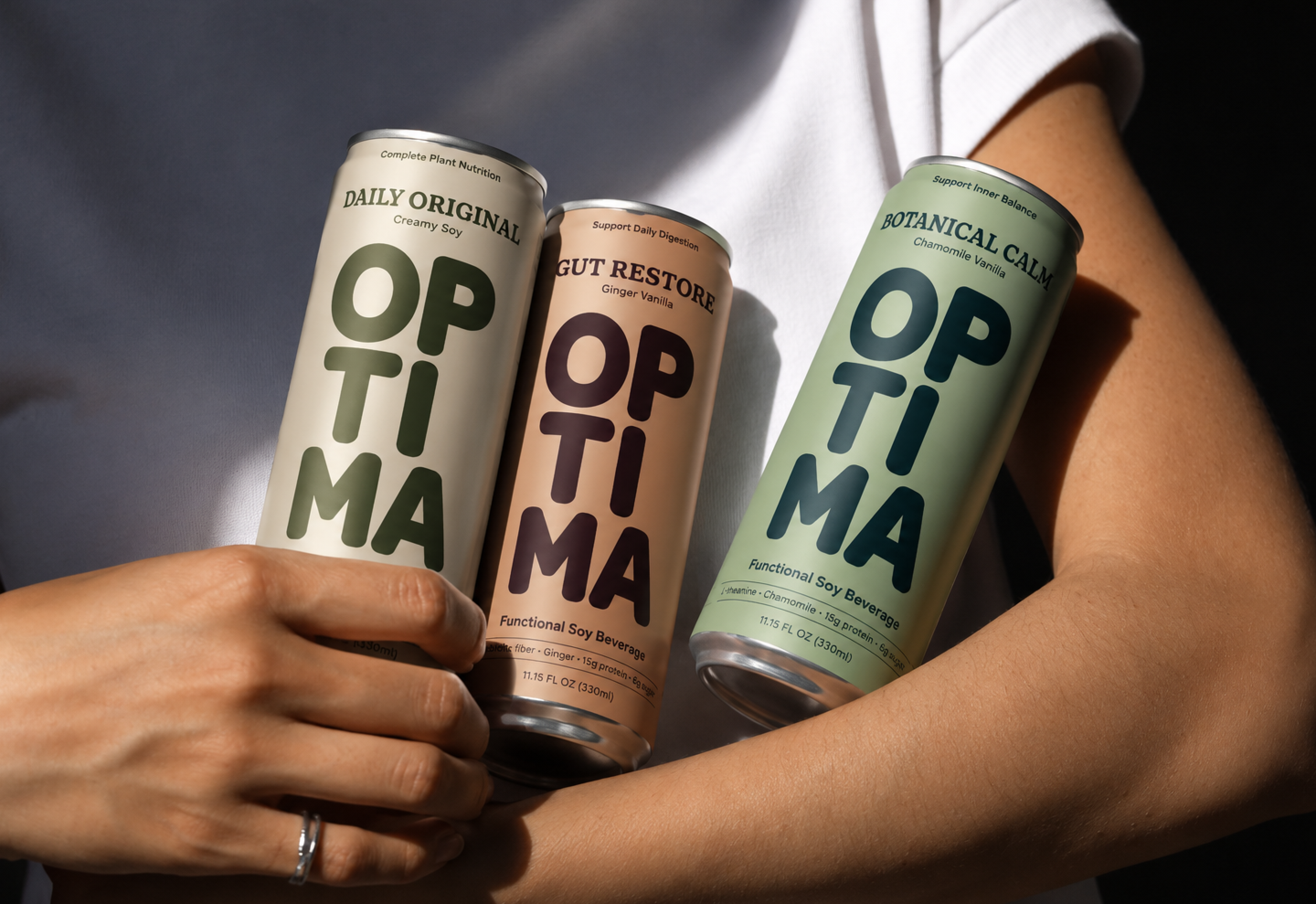 OPTIMA – Premium Organic Energy Drink Brand Identity & Packaging 3d animation app branding can case study color theme design design system graphic design illustration logo logo design motion graphics presentation typography ui ux vector visual design