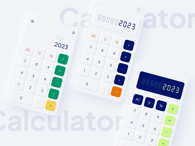First Calculator app design ui ux