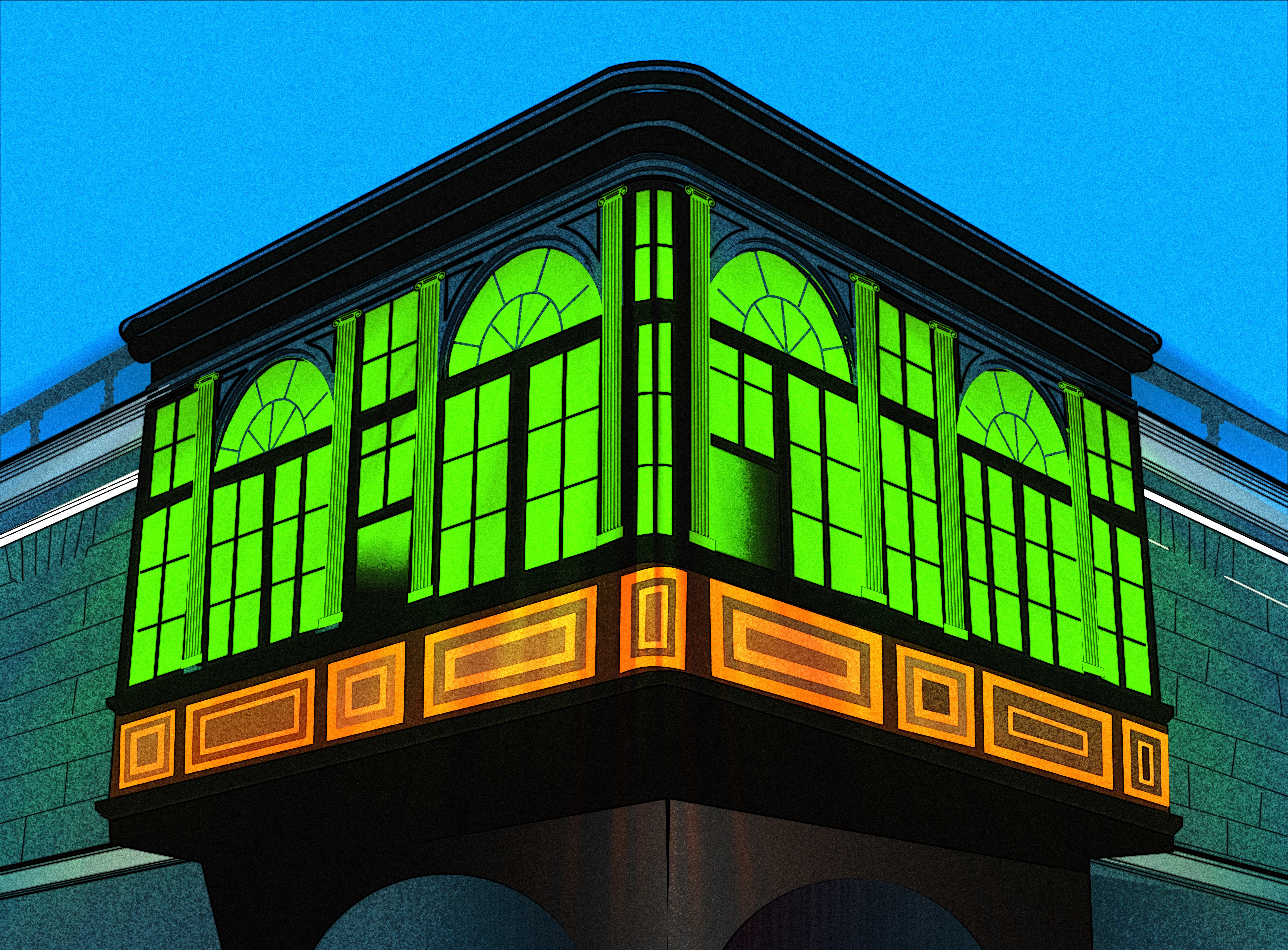 Lima balcone balcony illustration lima noise shunte88 vector