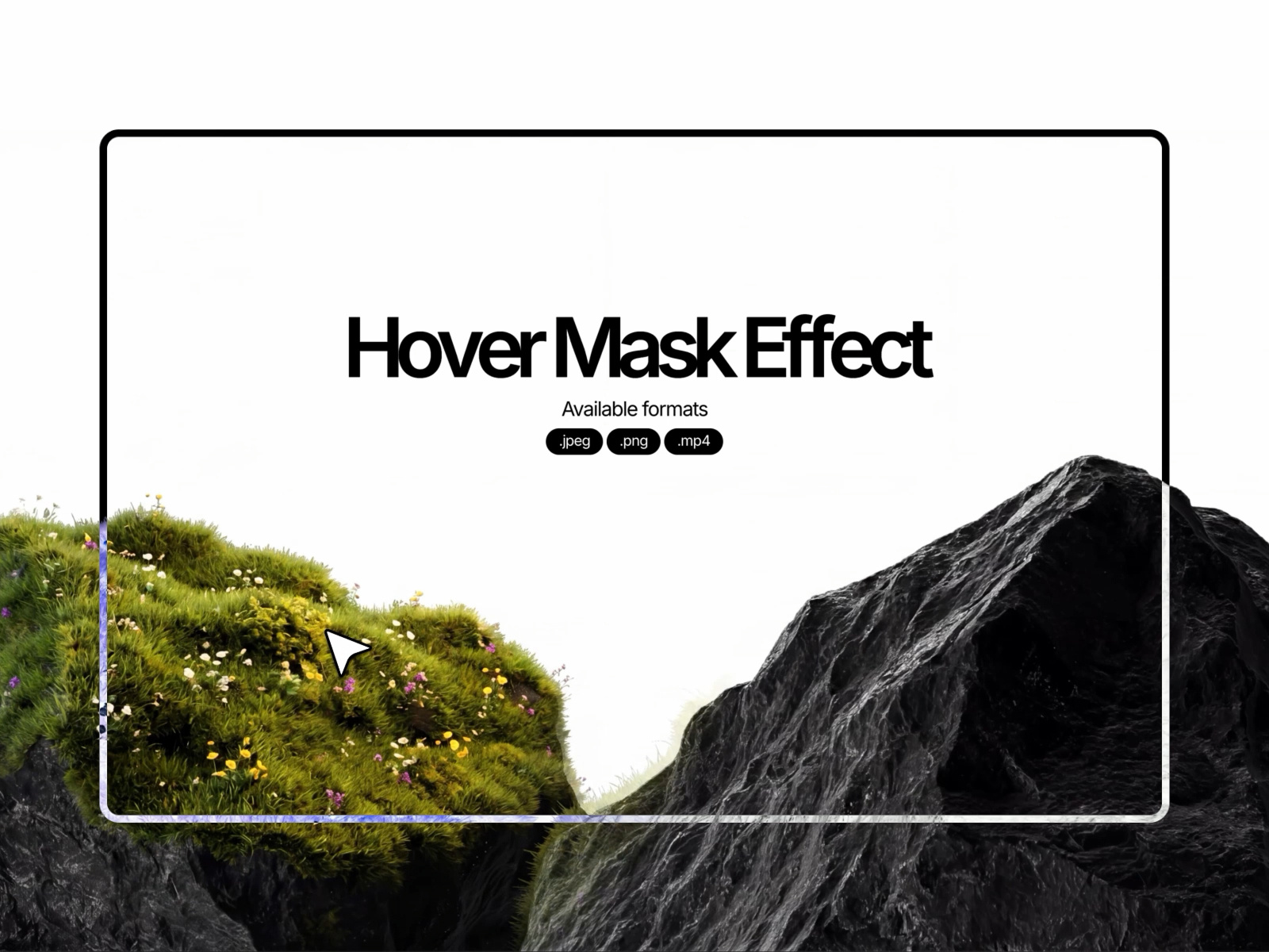 Hover Mask Effect | Framer Component component framer hero herodesign hover mask templates ui webdesign