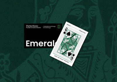 Emerald-BusinessCard branding business design design graphic design illustration logo software design website design