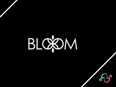 Bloom Logo beauty bloom blossom brand design brand designer floral flower letter lettering logo design logo designer logo for sale logo idea logo inspiration logomark logotype typographic typography wordmark zzoe iggi