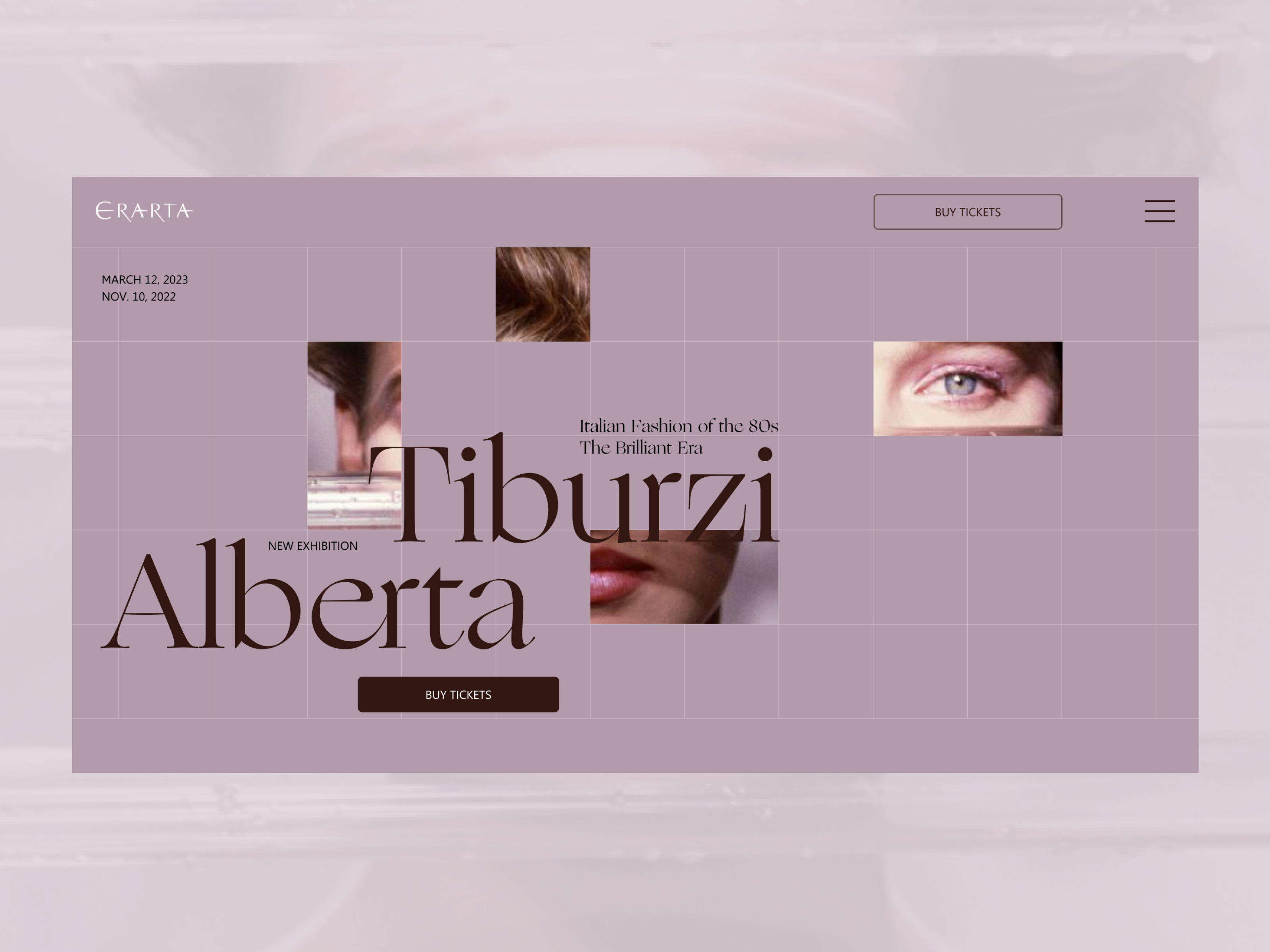 Photo exhibition landing beauty design exhibition landing museum exhibition photo photo exhibition ui web design