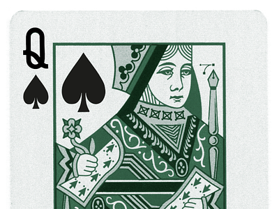 Emerald-PlayingCardIllustration branding business design design graphic design illustration logo software design website design