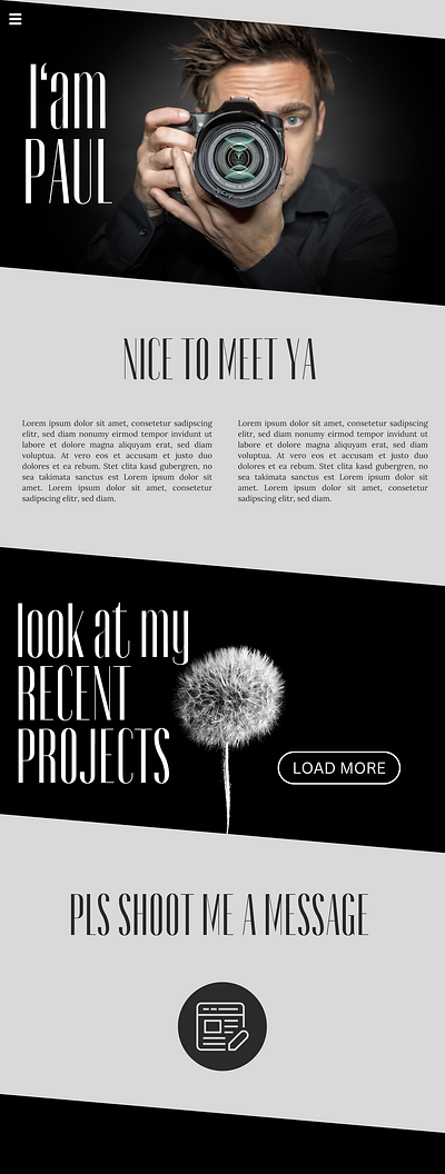 Portfolio Website Template graphic design portfolio template ui ux webdesign website