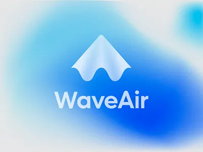 WaveAir logo concept ( for sale ) aeroport air airplane aviation branding fly flying logo wave