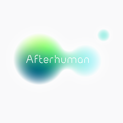 Afterhuman branding colorful futuristic graphic design logo logotype mark metaball vector