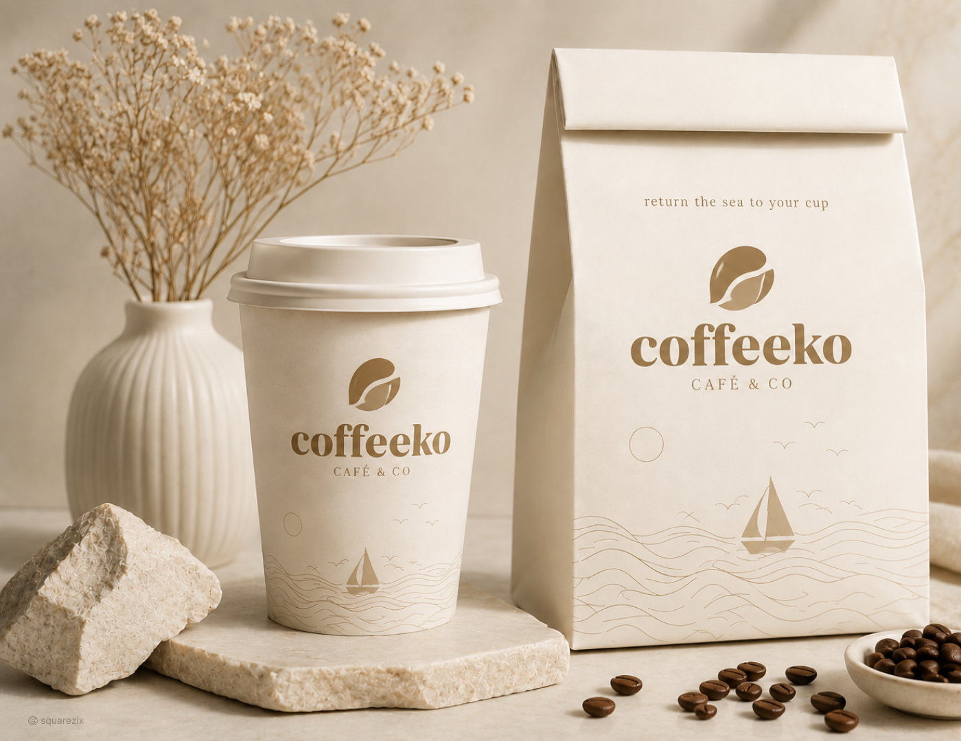 Coffeeko | Brand Identity for Rich Coffee Experience brand identity branding design editorial design graphic design illustration logo logo design ui visual identity