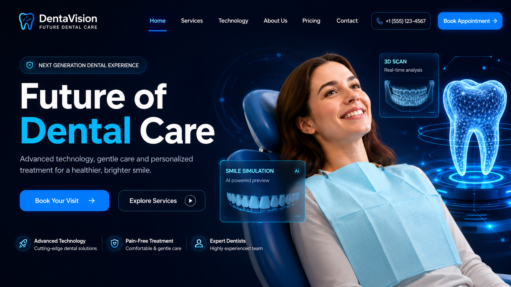 Dental Clinic Website on Wordpress