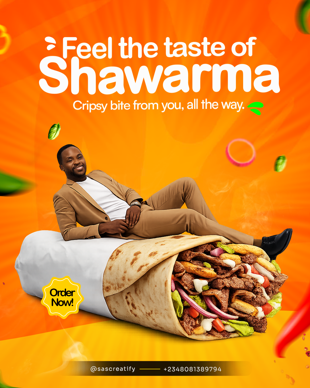 Food flyer advertising banner design foodbrand graphic design poster