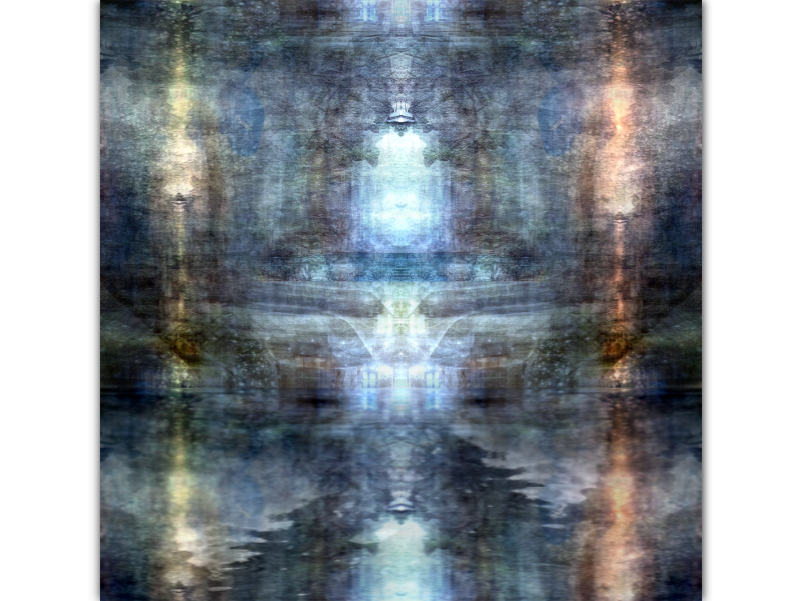 Light Portal Core abstract depth ethereal geometric glow light minimal portal symmetry