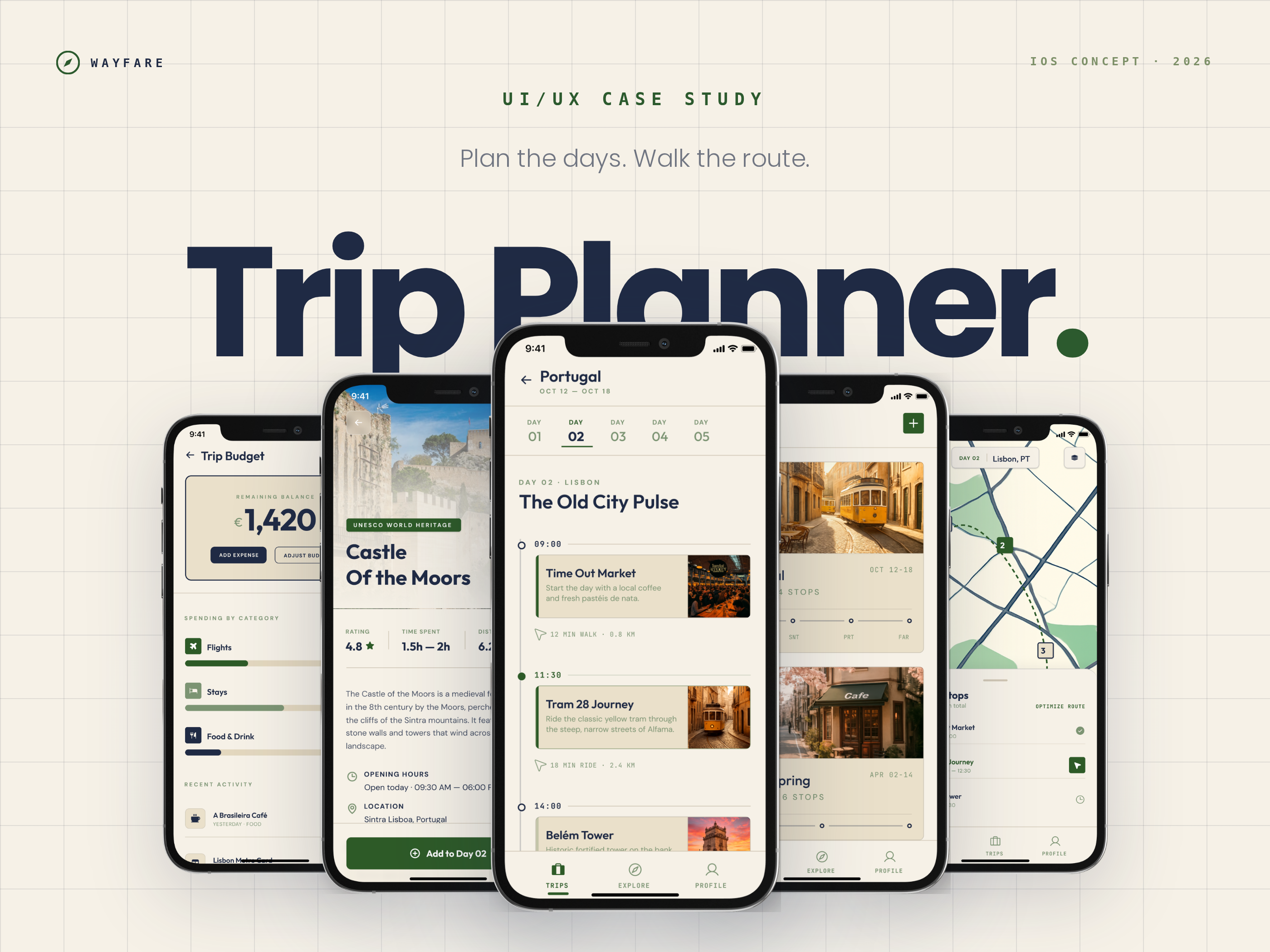 Trip Planner App - Case Study UIUX android case study design figma holiday homepage ios itinerary mobile mobile design route tour travel trip planner uiux ux research vacation