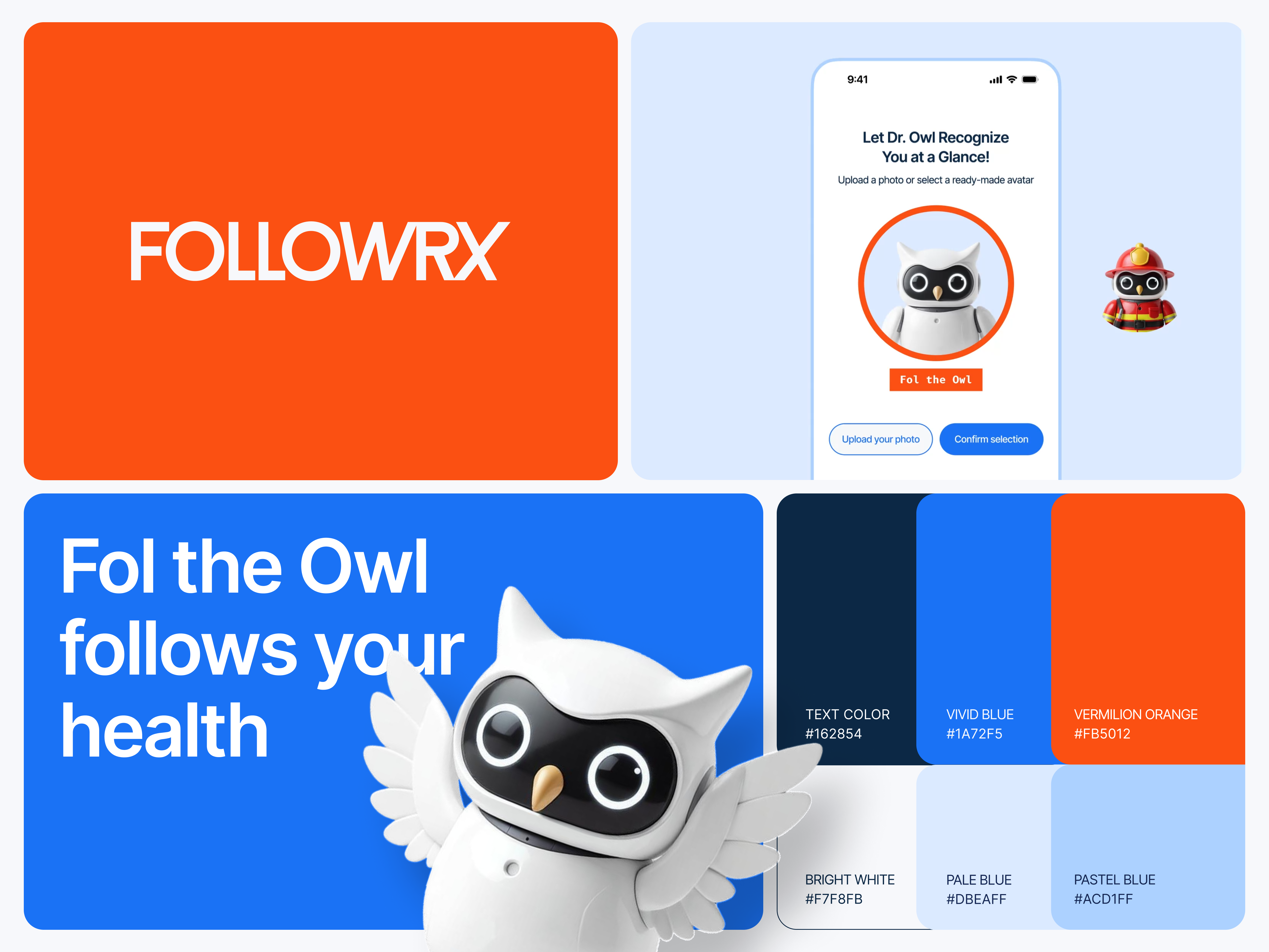 FollowRX – Wiser Prescription Delivery animation branding healthtech mascotdesign mobiledesign ui uiux