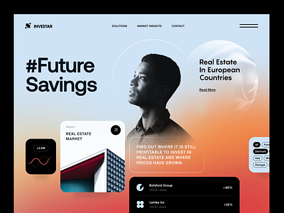 Investar Web Site Design: Landing Page / Home Page UI design home home page homepage landing landing page landingpage site uidesign uiux userinterface uxui web design web page web site webdesign webpage website
