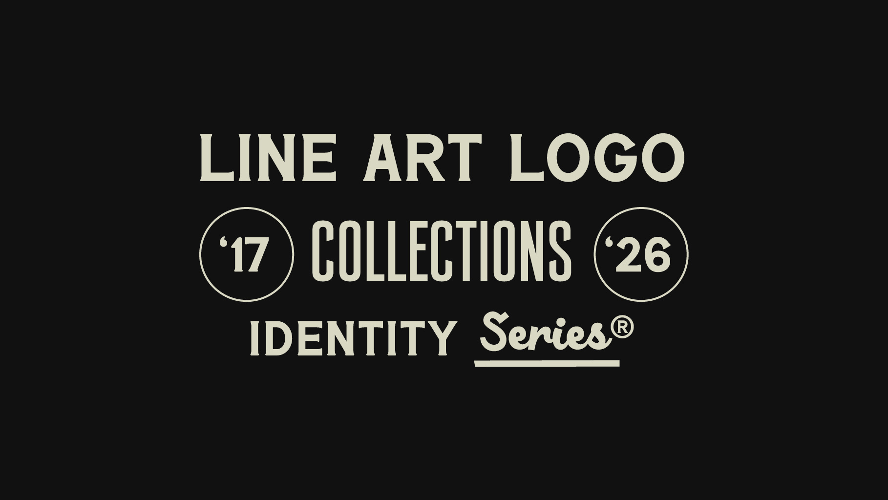 Identity Series: Line Art Logo brand identity branding collections design favicon geometric graphic design hotel icon illustration line lineart lineworks logo logomark monoline retro vintage vintage logo wordmark