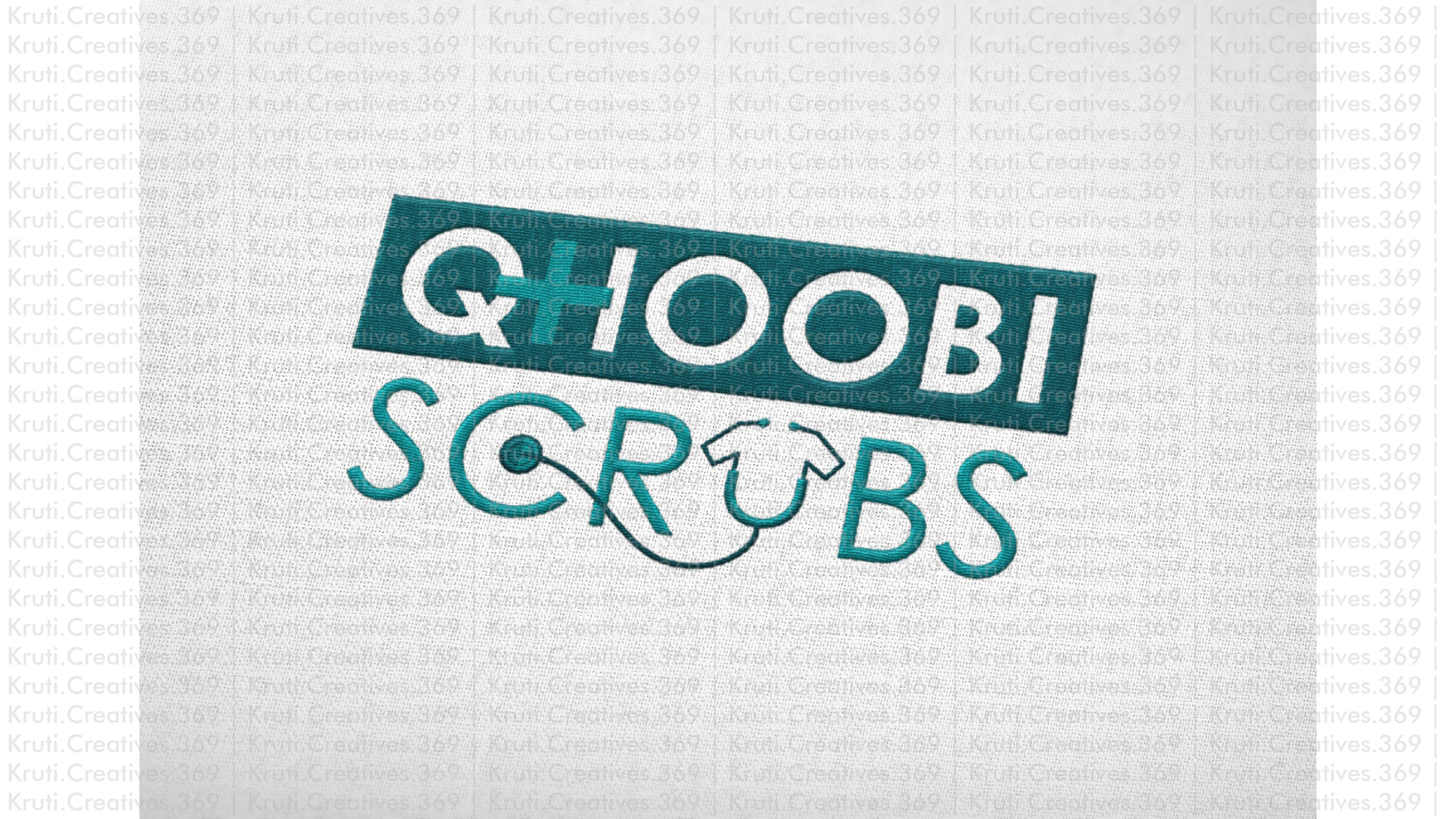 Qhoobi Scrubs — Professional Medical Apparel Branding branding graphic design logo