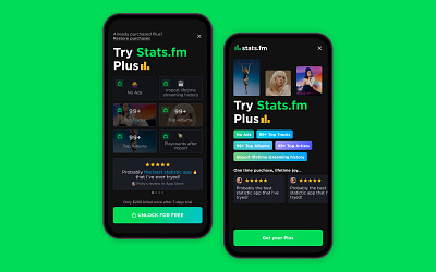 Paywall for statistic mobile app design mobile app paywall uxui