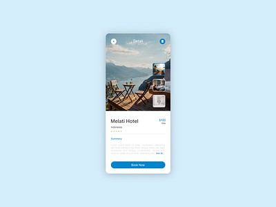 Hotel Booking app design