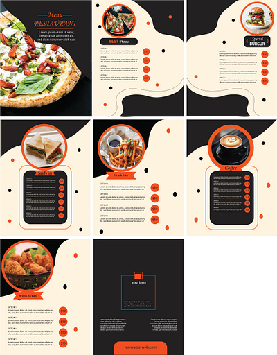 food menu design branding food food design food menu food menu design graphic design illustration menu card